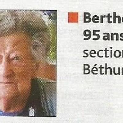 Mme Taffin 95ans