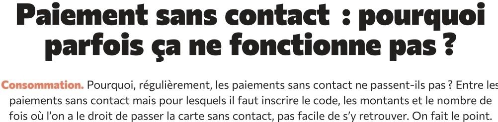 Paiement sans contact 2